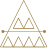 Animated triangle filled with smaller triangles